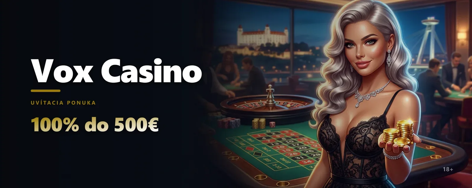 Oficiálna stránka a ponuka hier Vox casino